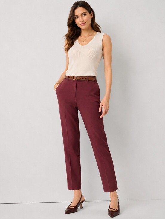 White House Black Market Pants - ❤️ NWOT! WHITE HOUSE BLACK MARKET HIGH RISE ELLE SLIM FIT PANTS /TROUSERS